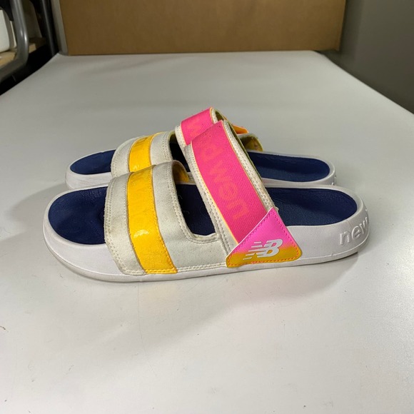 New Balance 202 White Slide Sandals Women's 9 - Picture 5 of 8